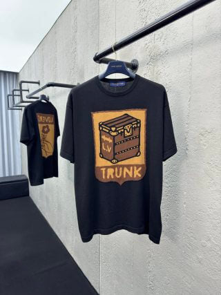 Louis Vuitton Graphic Short-Sleeved Crewneck 'Black'