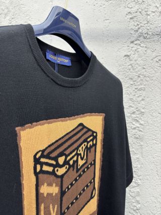 Louis Vuitton Graphic Short-Sleeved Crewneck 'Black'