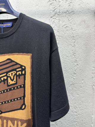 Louis Vuitton Graphic Short-Sleeved Crewneck 'Black'