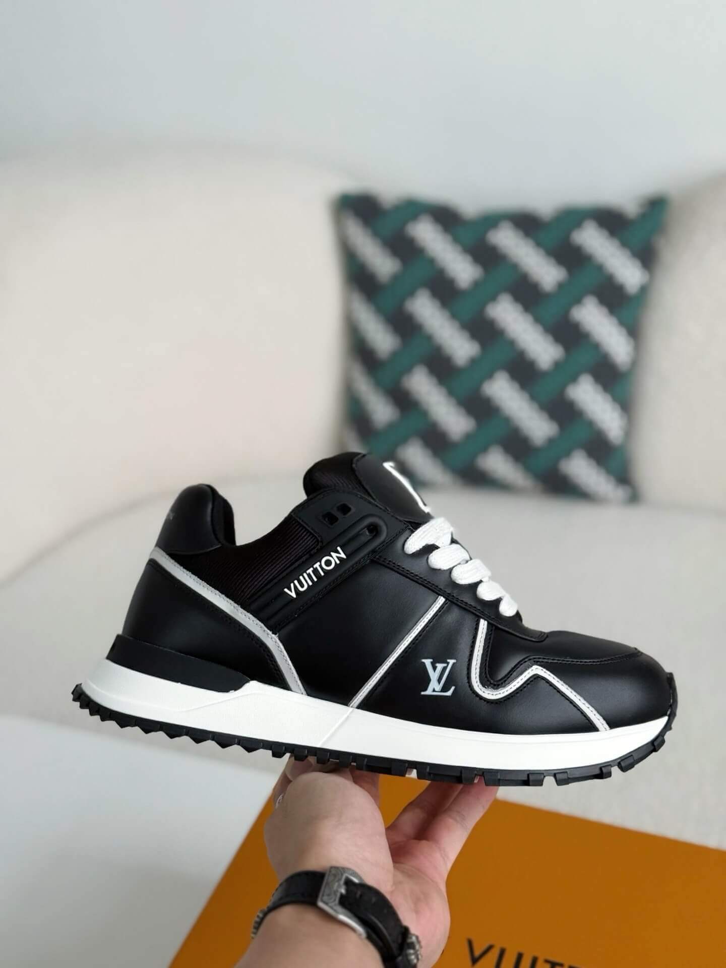 Black Run Away Maxi Sneakers