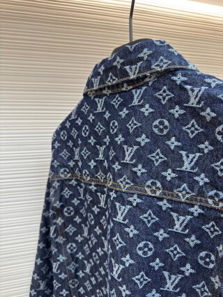 Louis Vuitton Monogram Jacquard Denim Skate Jacket 'Indigo'