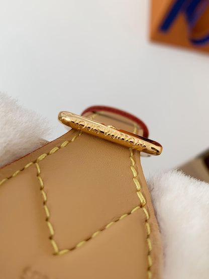 Louis Vuitton Monogram Canvas Shearling Cozygram Diane Shoulder Bag