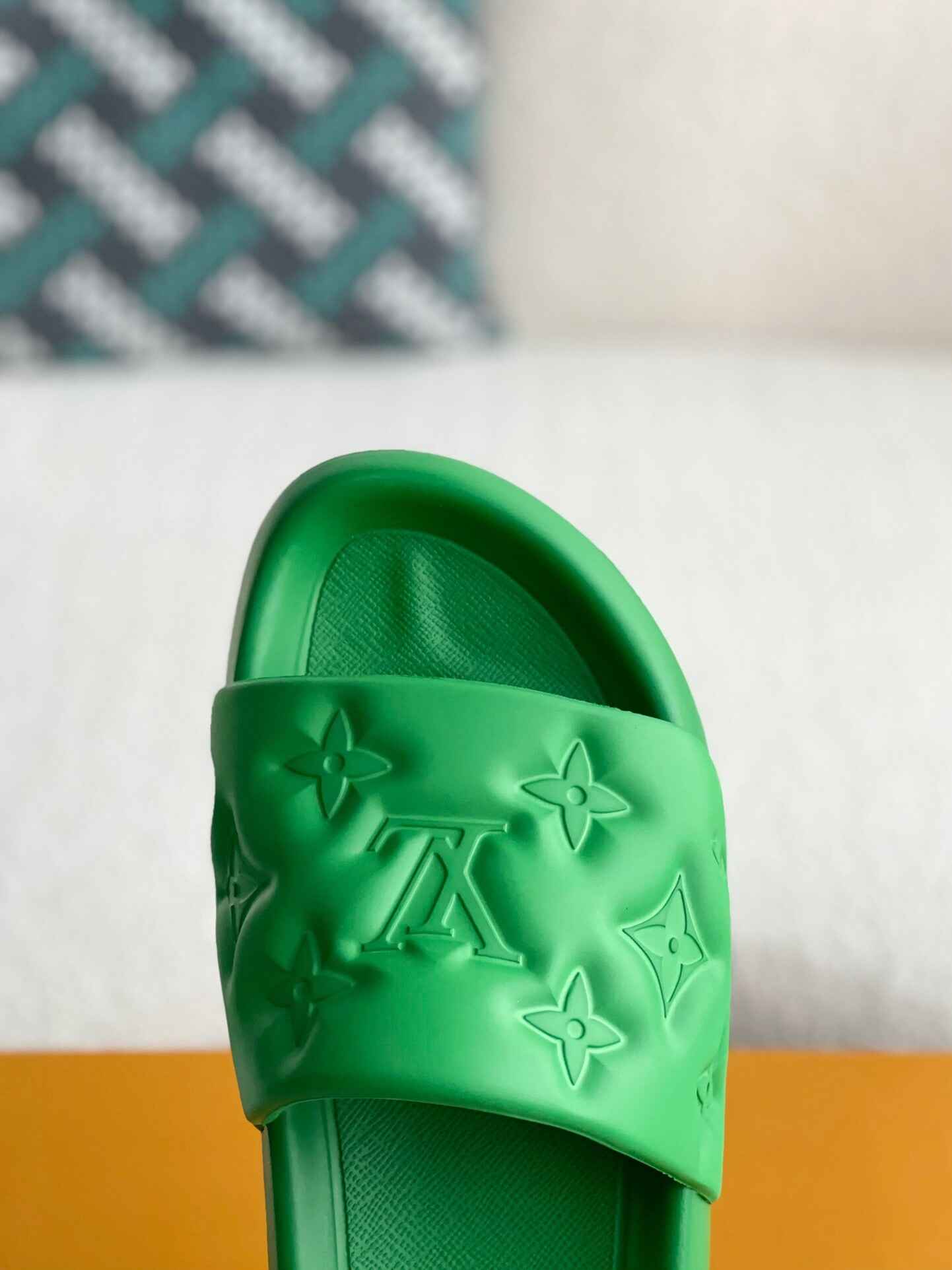 Louis Vuitton LV Mule Green Waterfront Slides