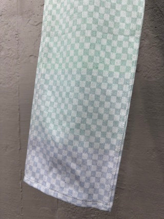 Louis Vuitton Multicolor Damier Gradient Jacquard Denim Cargo Trousers
