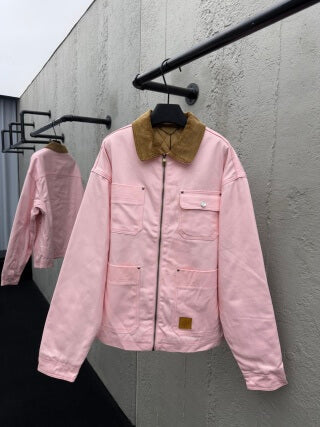 Louis Vuitton Corduroy Workwear Blouson Light Pink