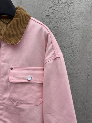 Louis Vuitton Corduroy Workwear Blouson Light Pink