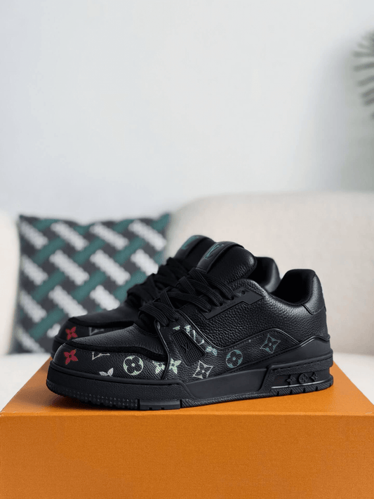 Louis Vuitton LV Trainer #54 Black Multicolor Monogram Sneaker
