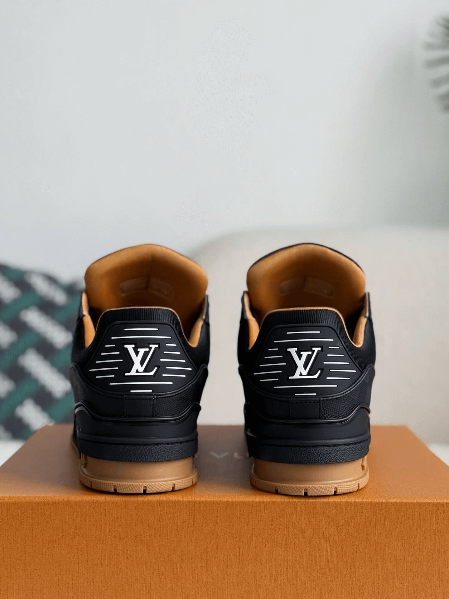 Louis Vuitton LV Trainer Sneaker Black Gum Damier