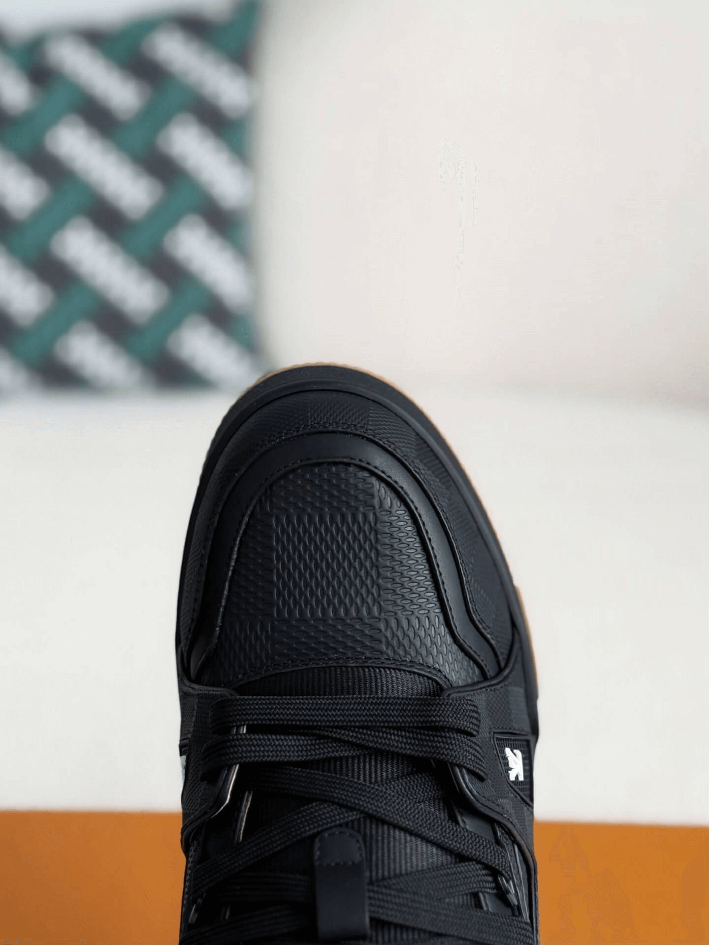 Louis Vuitton LV Trainer Sneaker Black Gum Damier