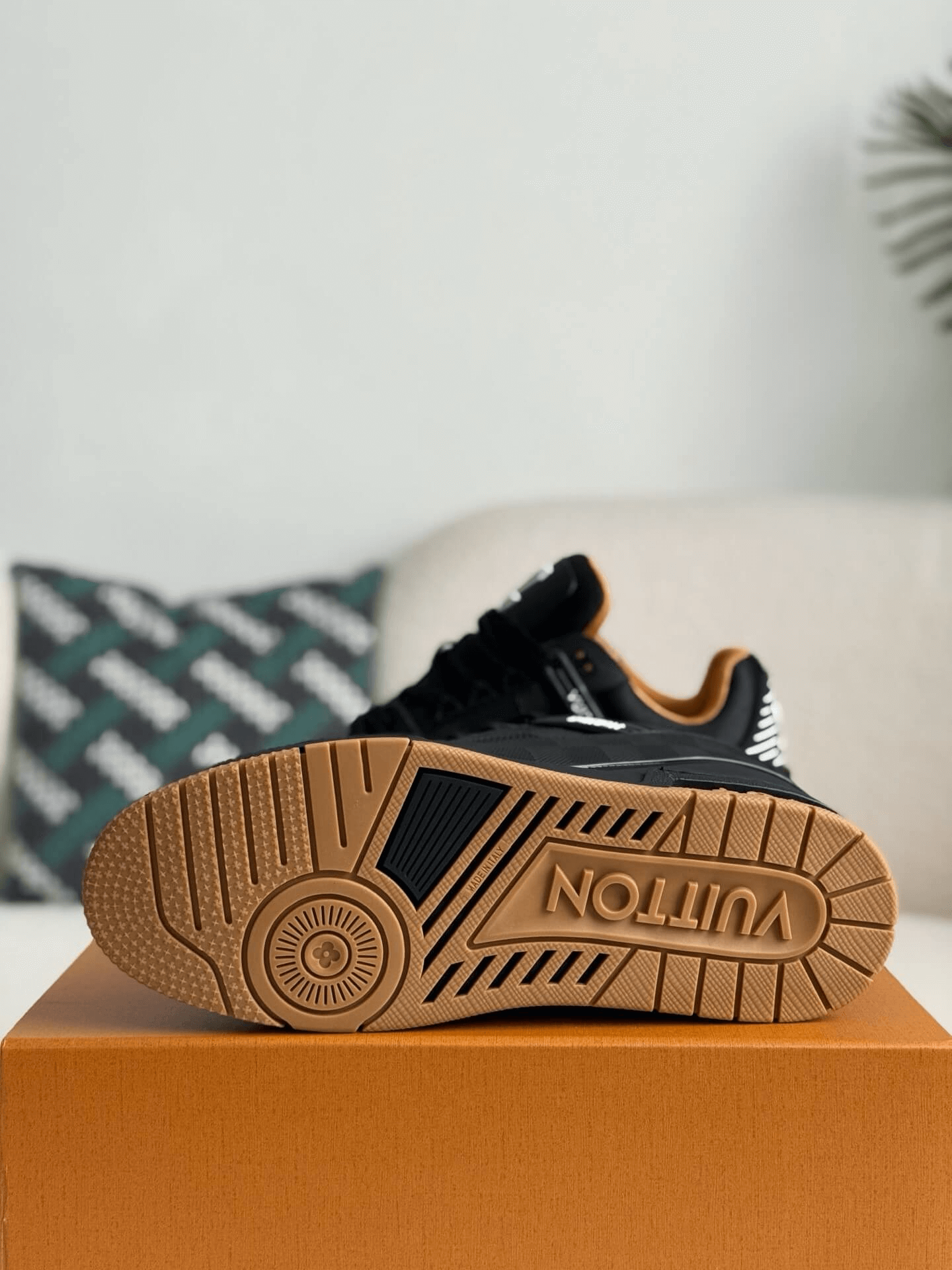 Louis Vuitton LV Trainer Sneaker Black Gum Damier