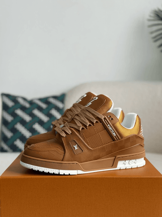 Louis Vuitton LV Trainer Cognac Damier Brown