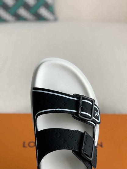 Louis Vuitton LV Trainer Mule Black Slides