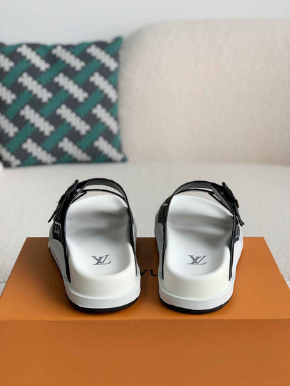 Louis Vuitton LV Trainer Mule Black Slides