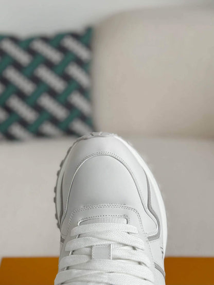 White Run Away L V Maxi Sneakers