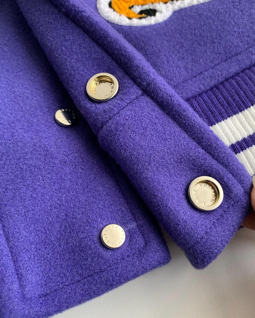 Luis Vuitton LV Varsity Jacket Purple