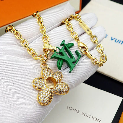 Louis Vuitton Blooming Pendant Supple Necklace