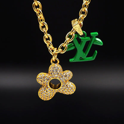 Louis Vuitton Blooming Pendant Supple Necklace