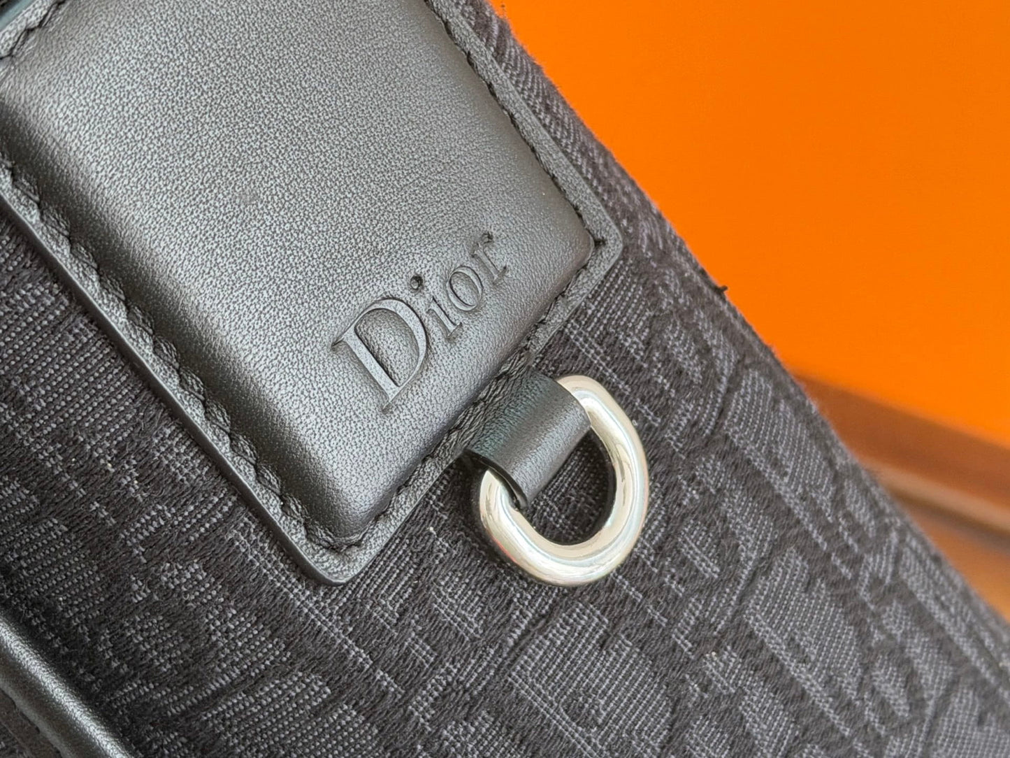 Medium Dior Jett Messenger Bag with Flap - Black Dior Oblique Jacquard