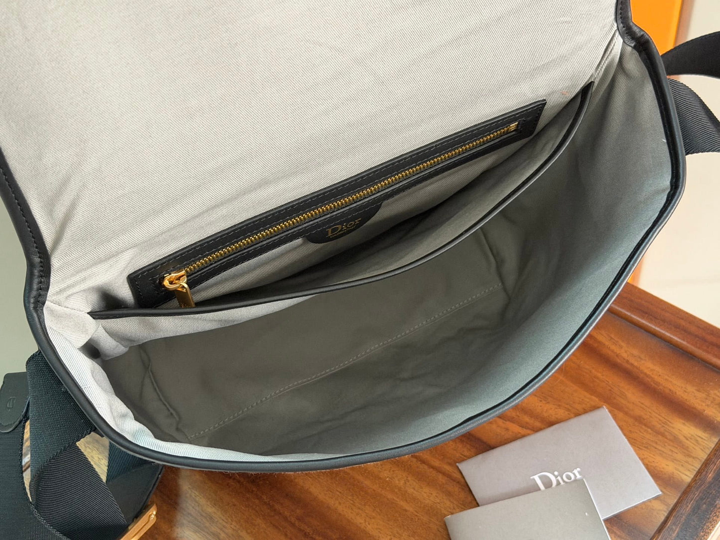 Medium Dior Jett Messenger Bag with Flap - Brown Dior Oblique Jacquard
