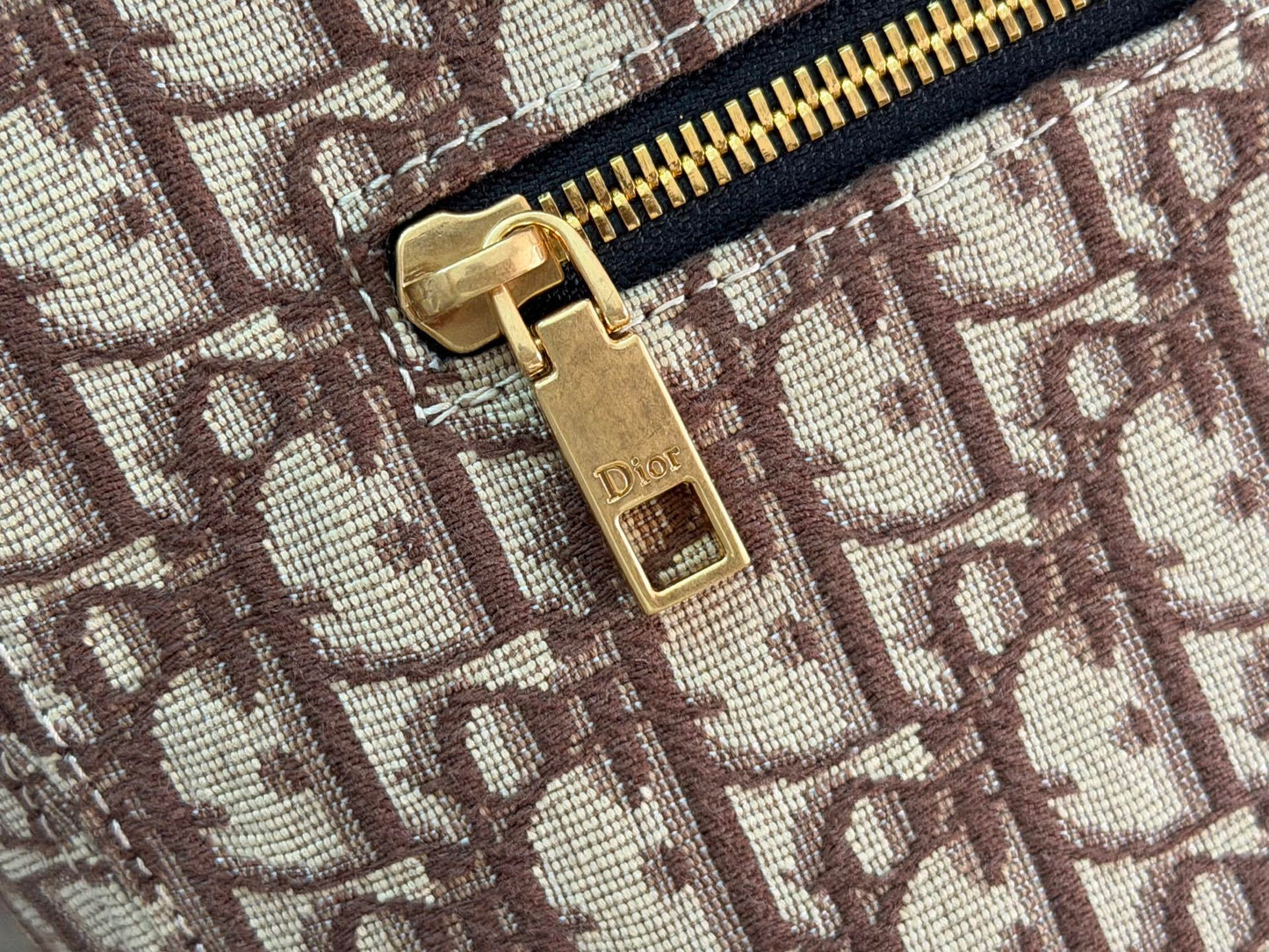 Medium Dior Jett Messenger Bag with Flap - Brown Dior Oblique Jacquard