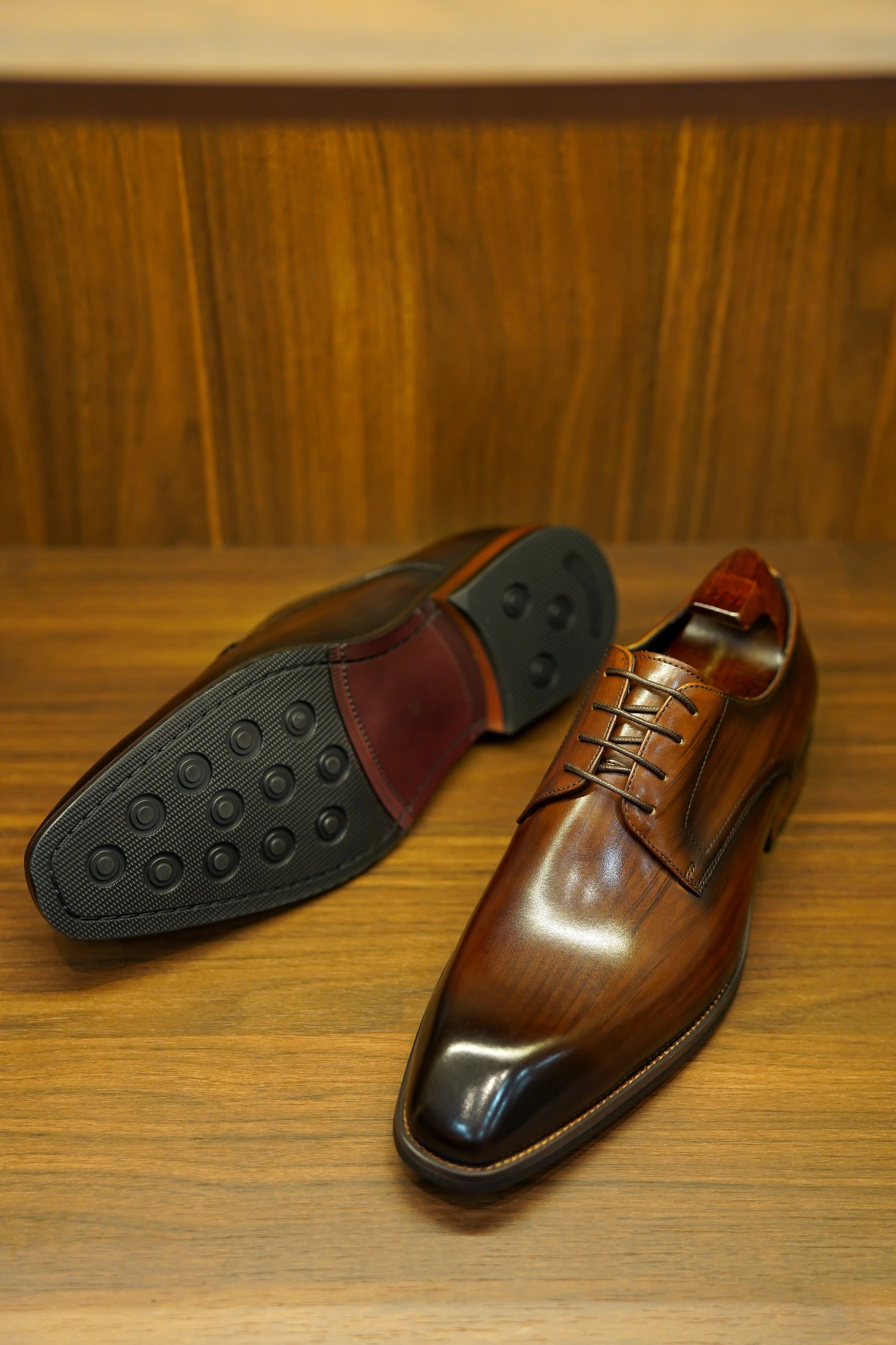 Men's Leather Derby Shoes