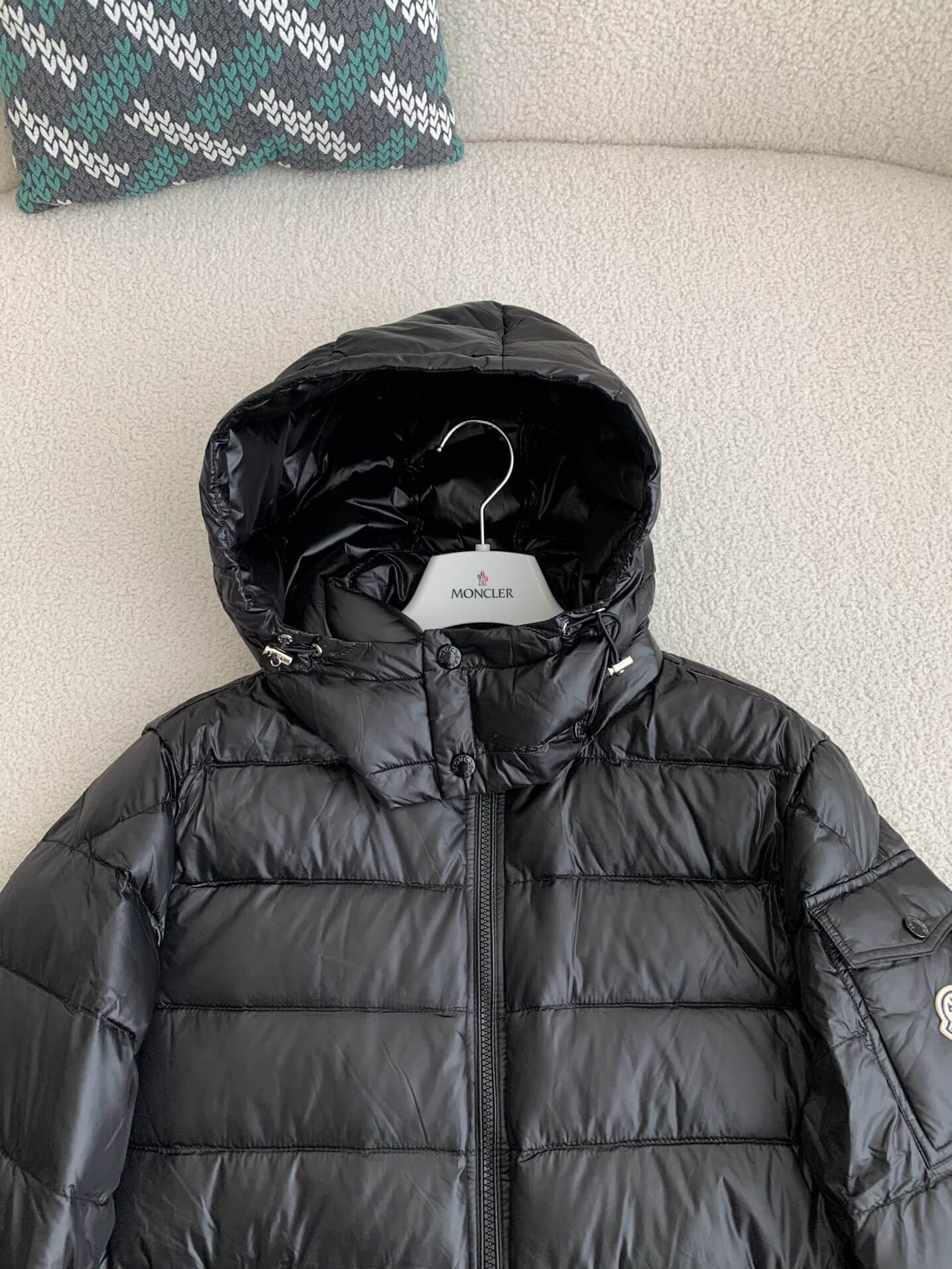 Moncler Men's Black Down Jacket