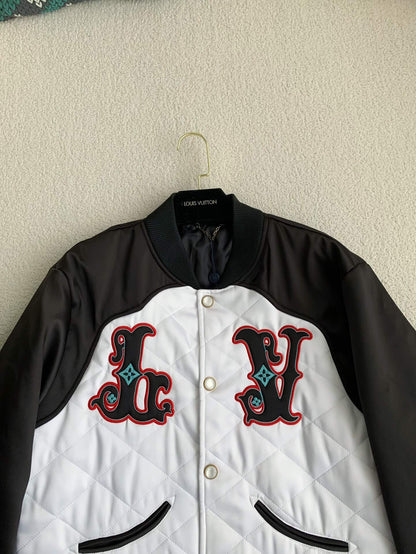 Monogram Quilted Varsity Bomber Jacket