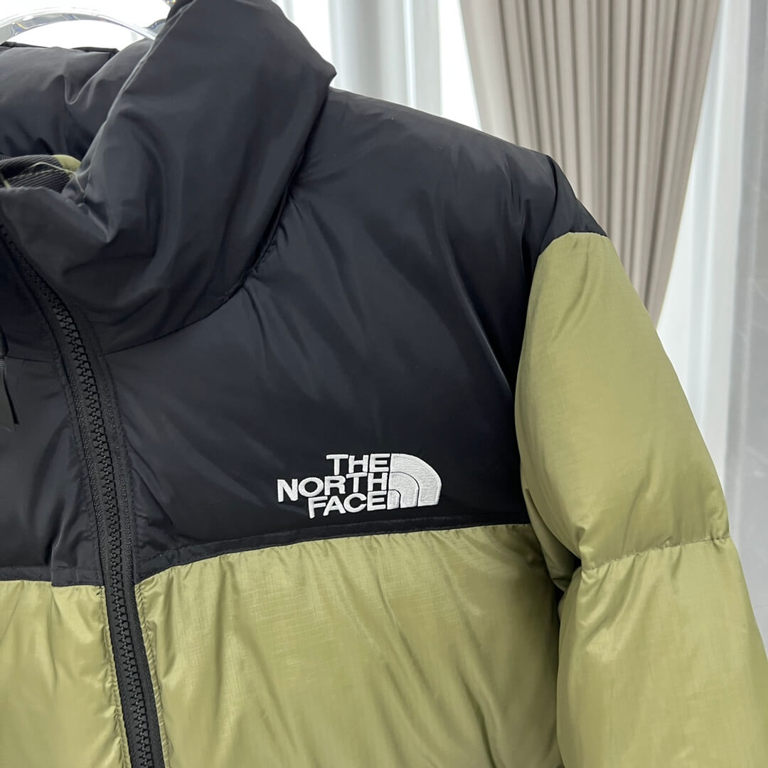 North Face 1996 Retro Nuptse Jacket Olive Green Hollo Shoe