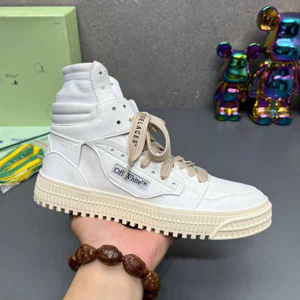 Off-White 3.0 Off Court White Beige High-Top Sneaker – Hollo Shoe