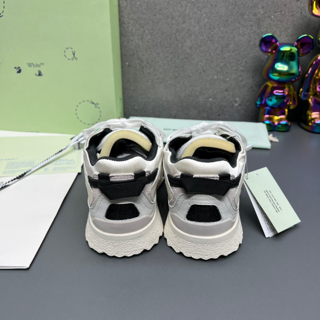 Off-White 'White Black' Sponge Mid-Top Sneaker