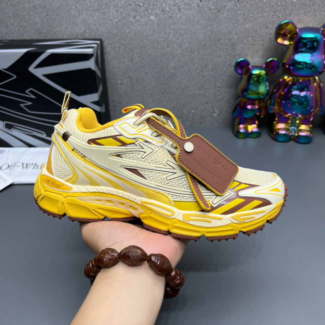 Off-White Yellow Be Right Back Sneakers