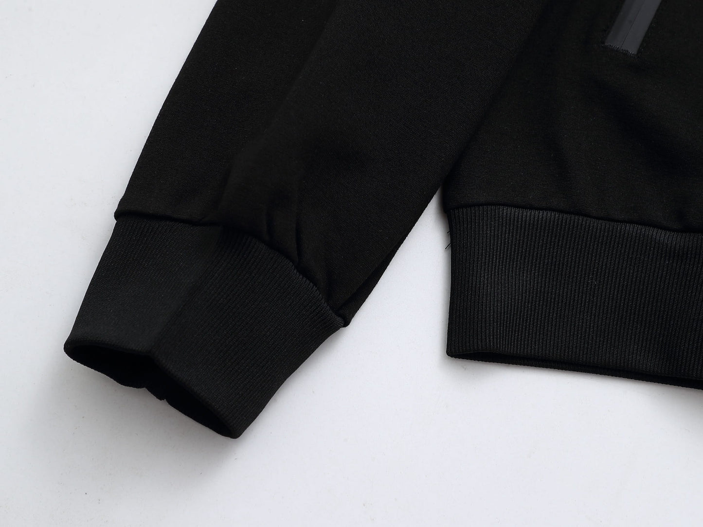 Prada Linea Rossa Tracksuit Set - Black Technical Knit Zip Jacket & Pants