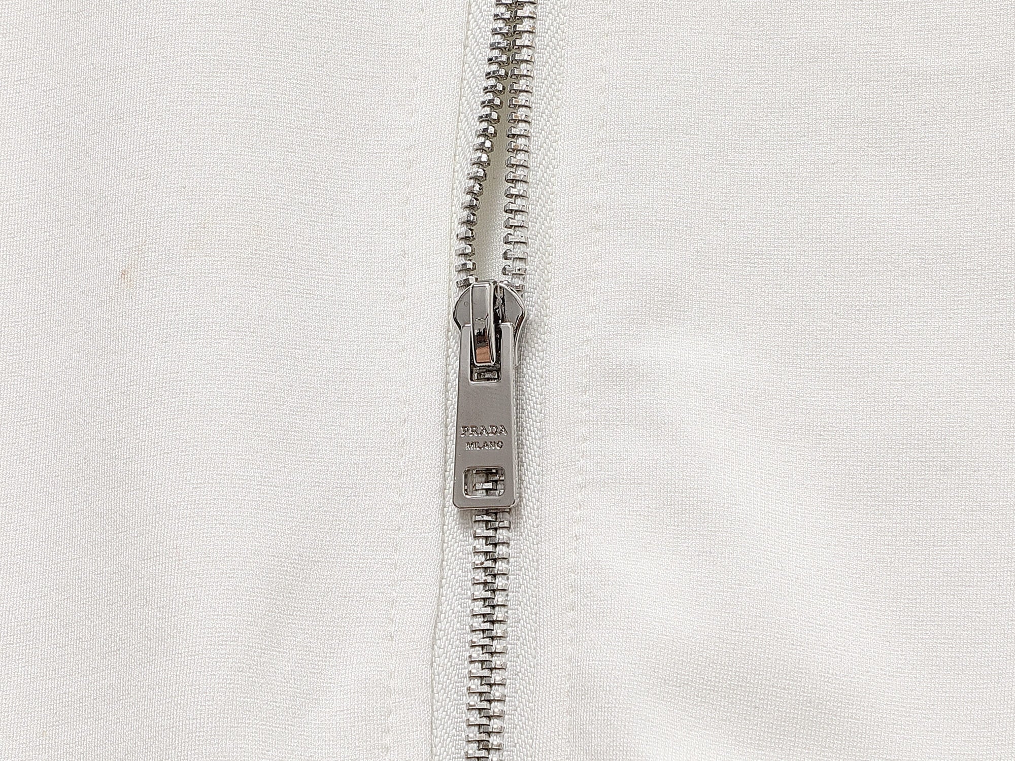 Prada Milano Logo Side Band Technical Jersey Tracksuit White