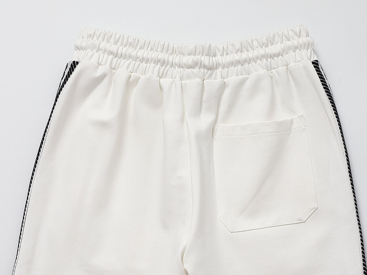 Prada Milano Logo Side Band Technical Jersey Tracksuit White