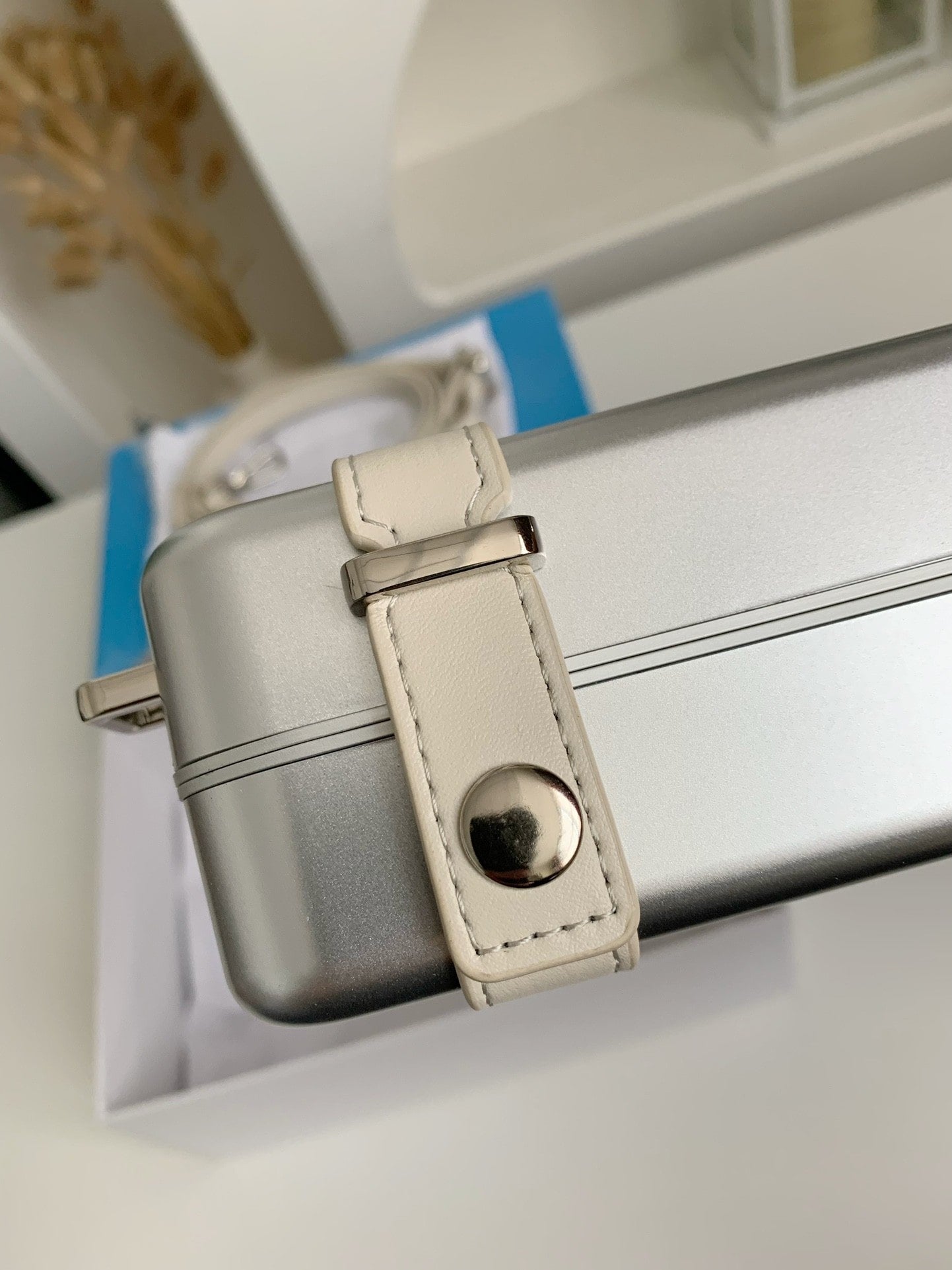 Dior and RIMOWA Personal Clutch Bag in Aluminum.