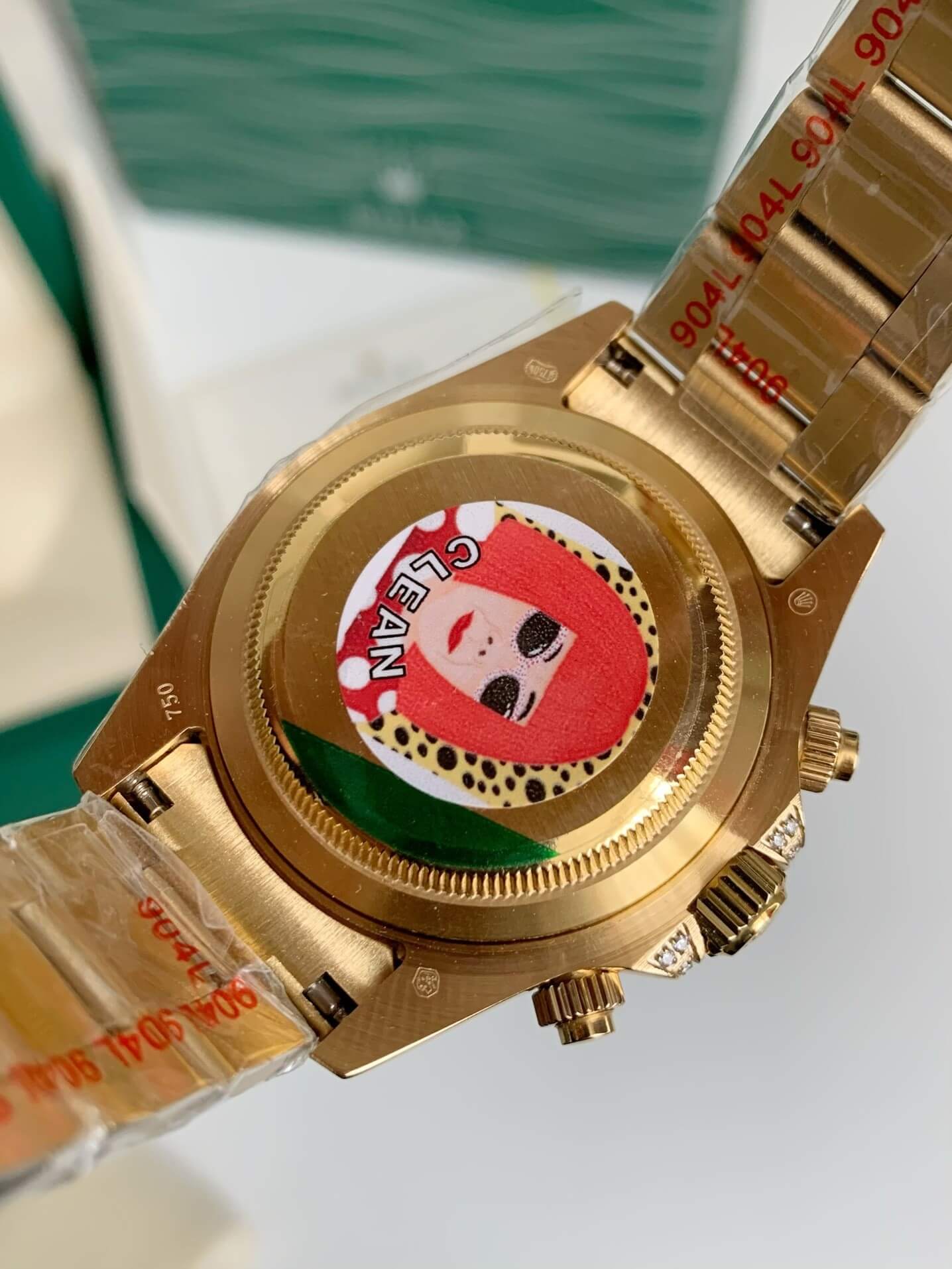 Rolex Cosmograph Daytona "Rainbow" Ref. 116598RBOW – 18ct Yellow Gold, Diamond-Set Lugs