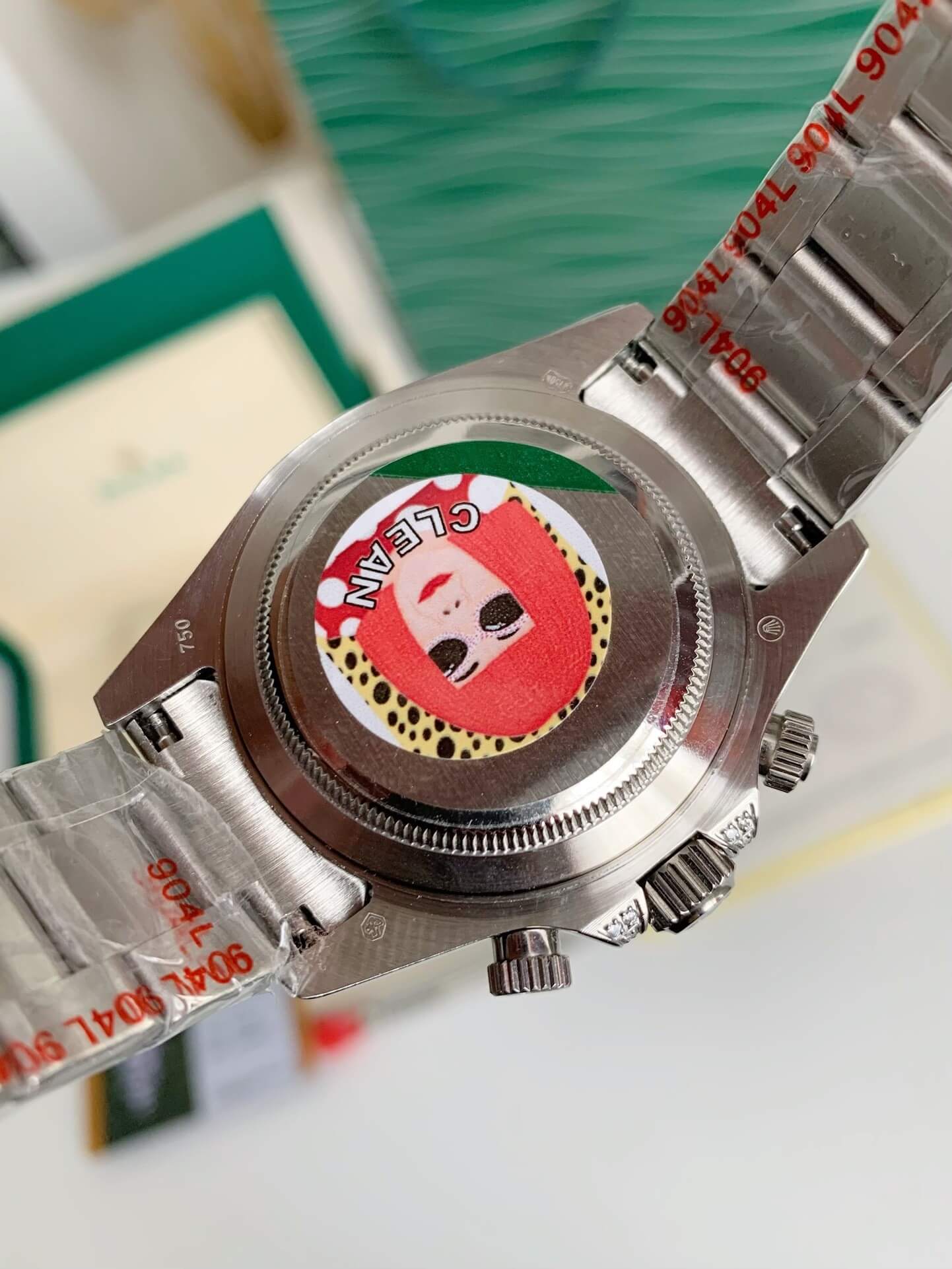 Rolex Cosmograph Daytona “Rainbow” Ref. 116599RBOW – White Gold, Baguette Sapphire Bezel