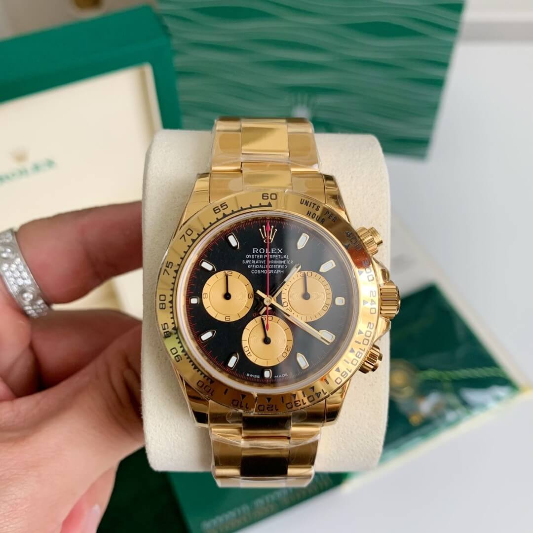 Rolex Cosmograph Daytona Ref. 116508 – 18ct Yellow Gold, Black and Champagne Dial