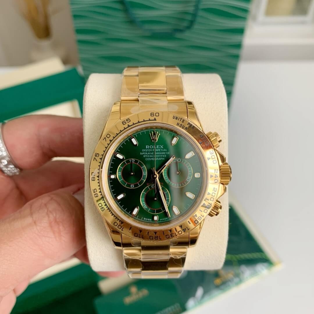 Rolex Cosmograph Daytona Ref. 116508 – 18ct Yellow Gold, Green Dial