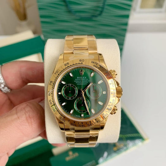 Rolex Cosmograph Daytona Ref. 116508 – 18ct Yellow Gold, Green Dial
