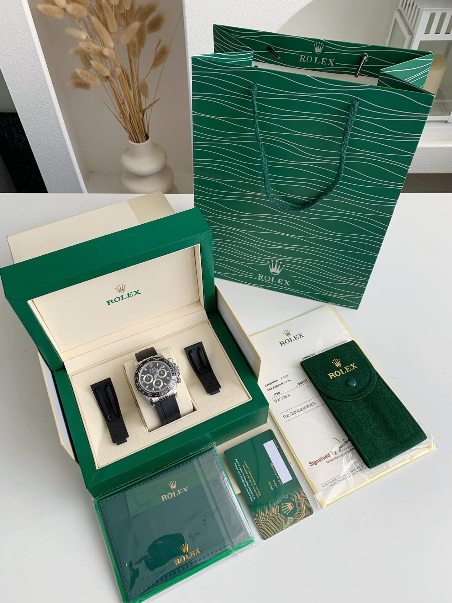 Rolex Cosmograph Daytona Ref. 116519LN – 18ct White Gold, Oysterflex, Black Dial