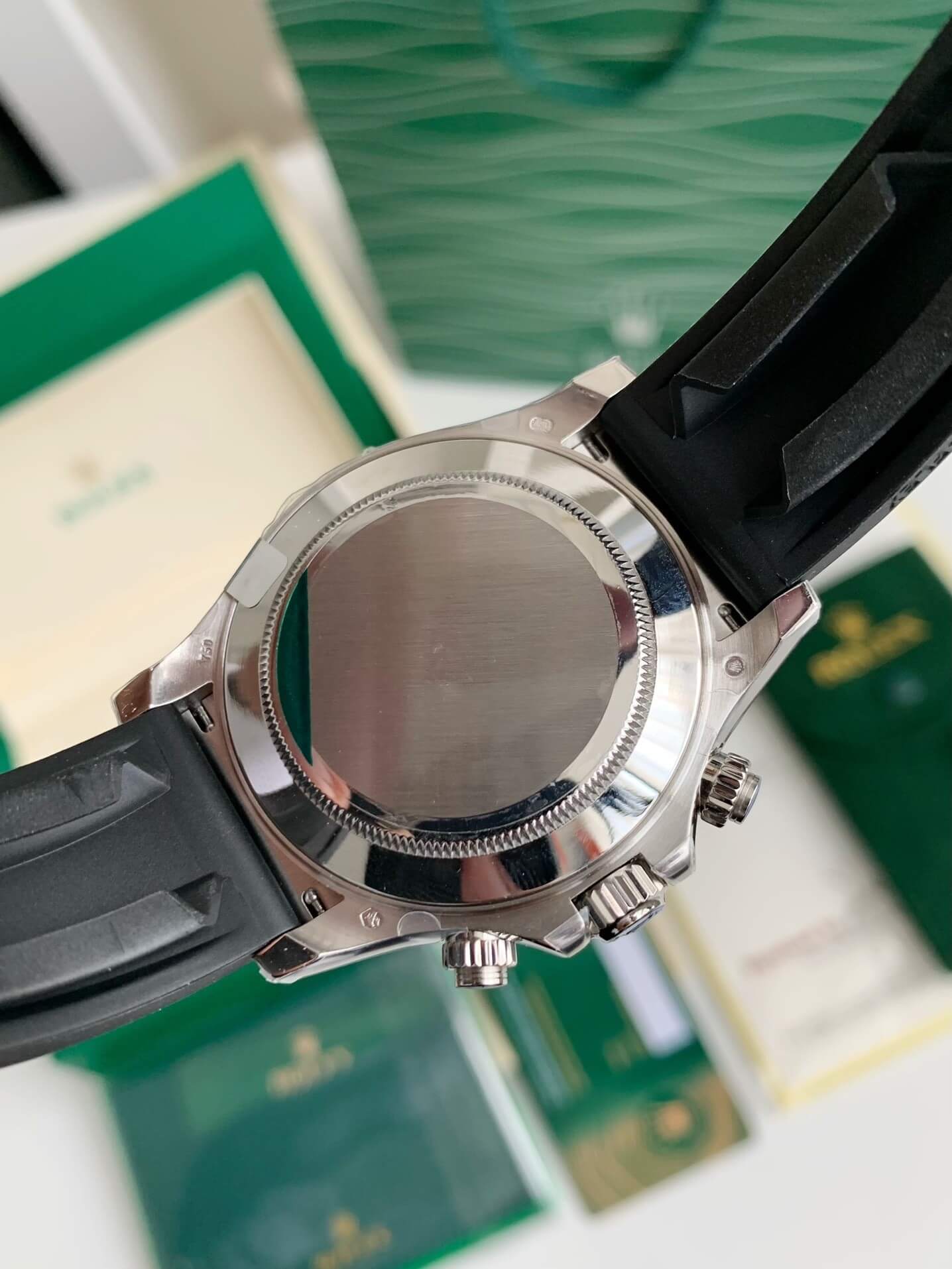 Rolex Cosmograph Daytona Ref. 116519LN – 18ct White Gold, Oysterflex, Black Dial