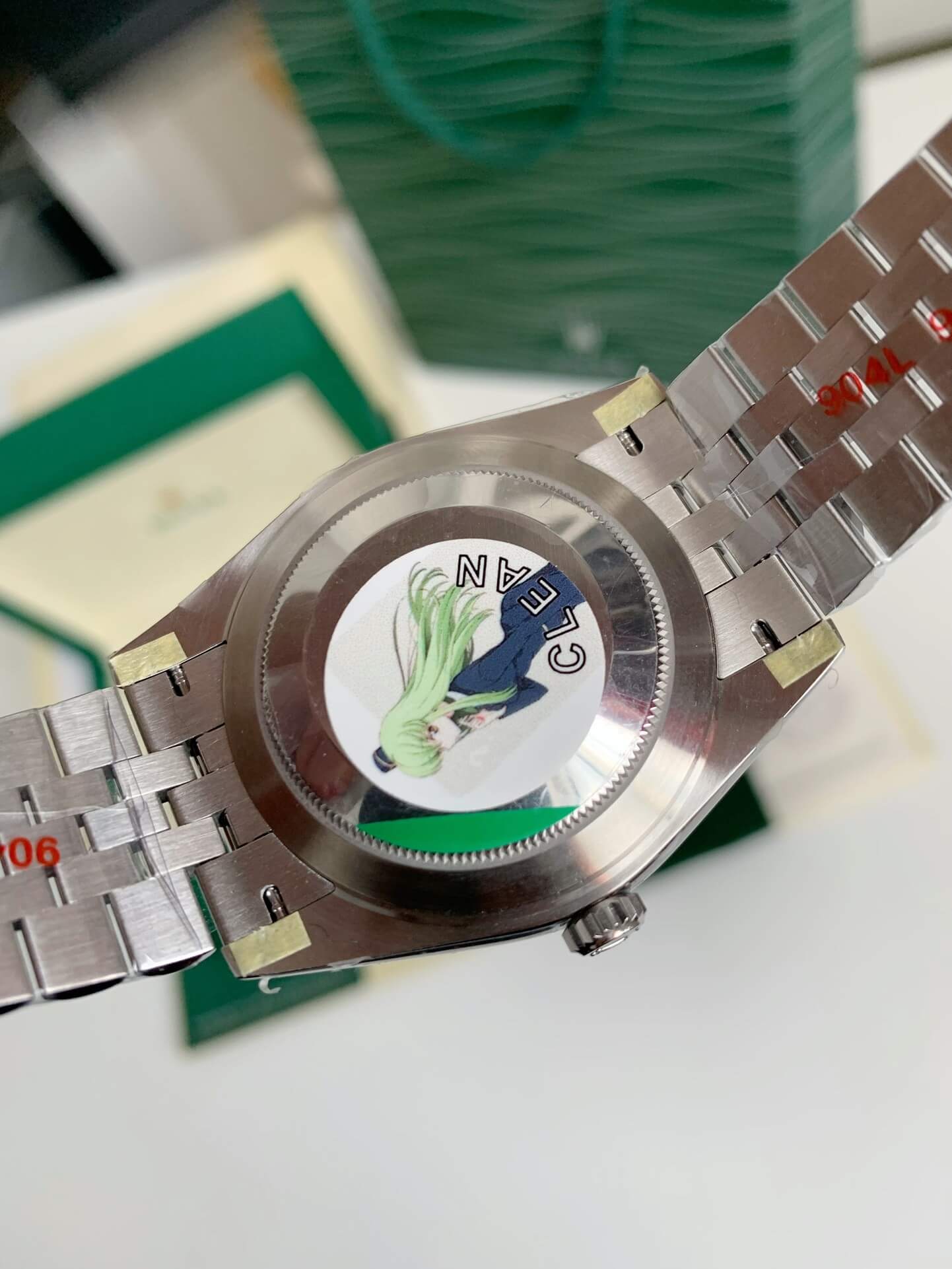 Rolex Datejust 41 Ref. 126334 – Oystersteel and White Gold, Slate Wimbledon Dial, Jubilee Bracelet