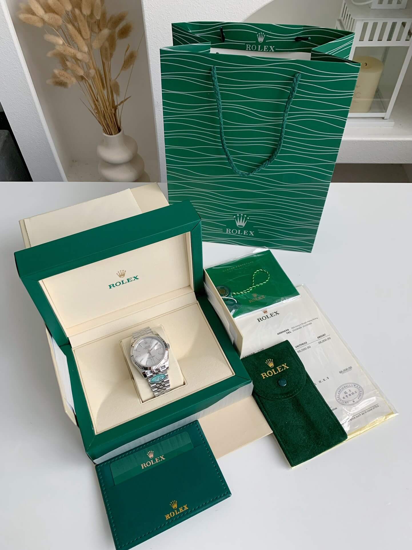 Rolex Datejust 41 Ref. 126334 – Oystersteel and White Gold, Silver Dial, Jubilee Bracelet