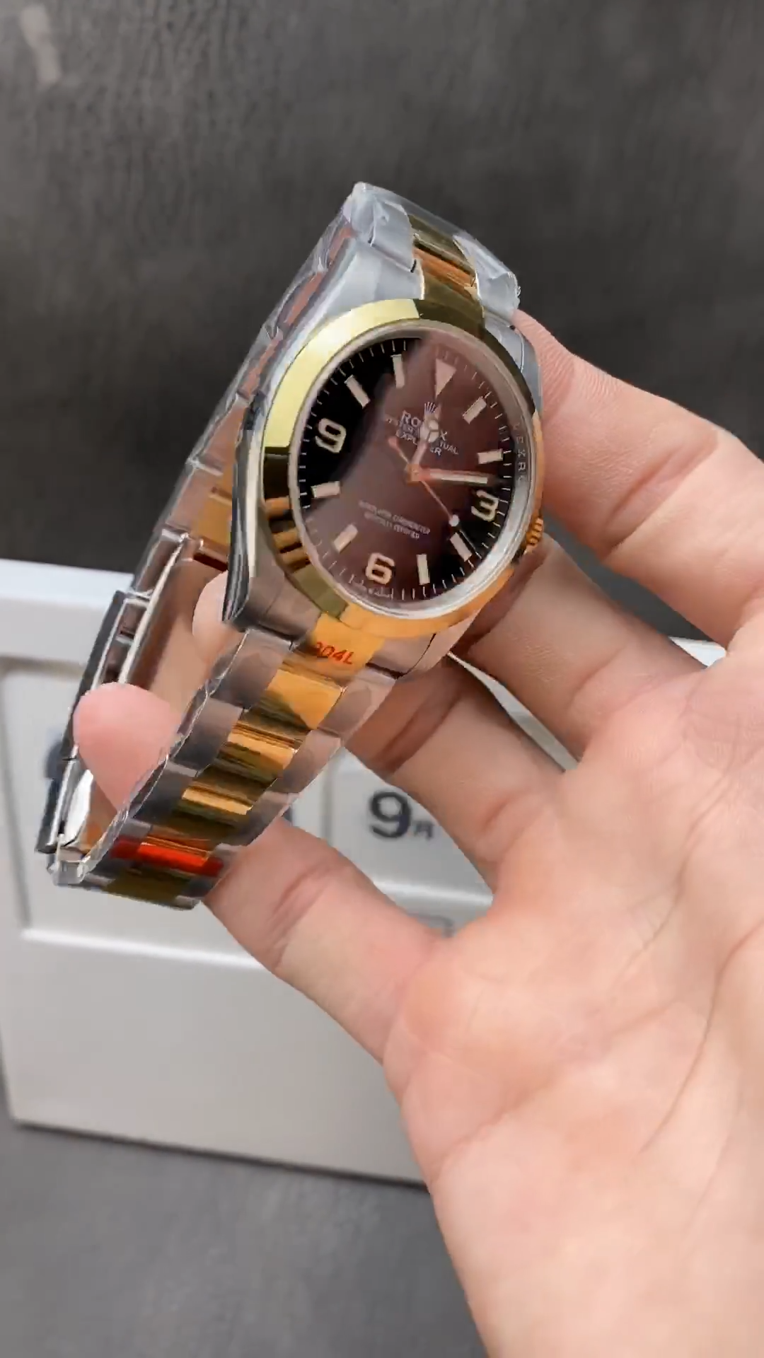Rolex Explorer 36 Ref. 124273 – Yellow Rolesor (Oystersteel & 18ct Yellow Gold)