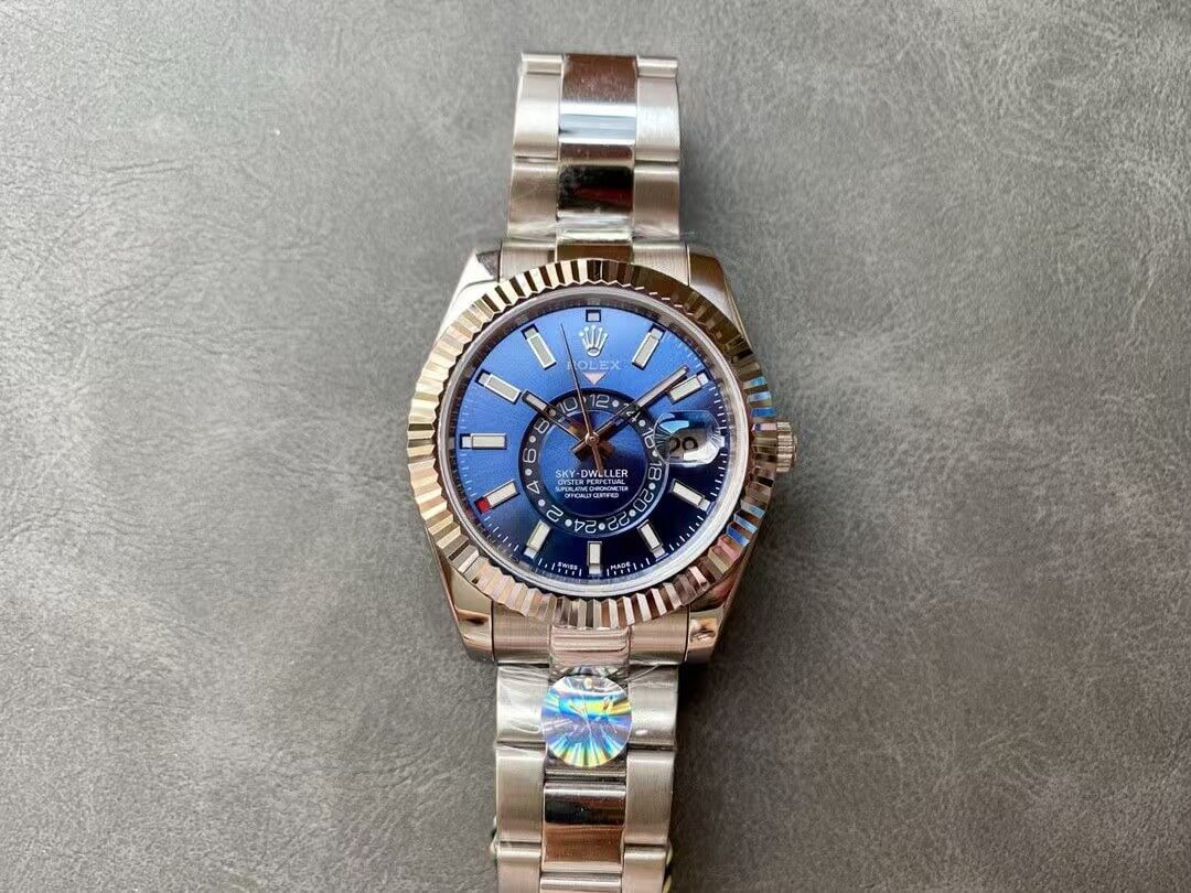 Rolex Sky-Dweller Ref. 326934 – White Rolesor, Blue Dial, Oyster Bracelet