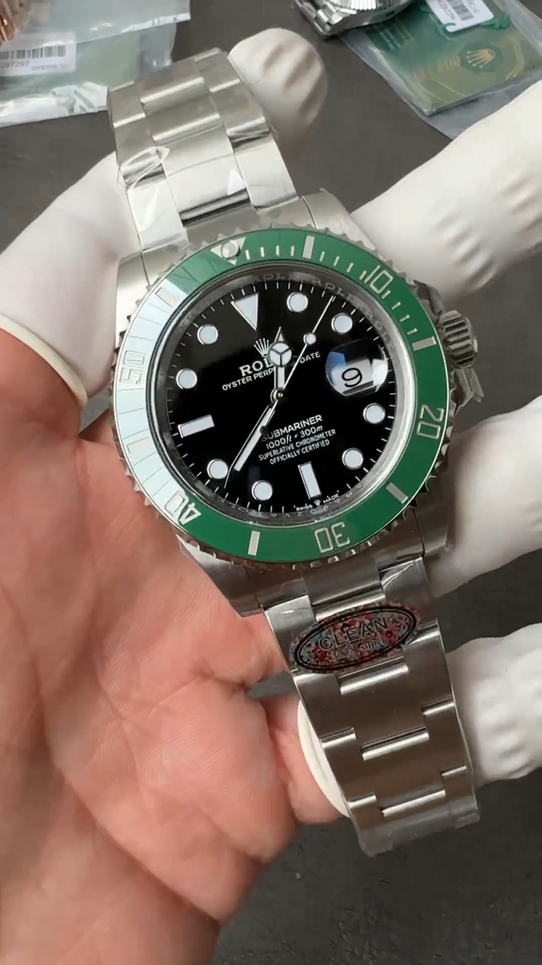 Rolex Submariner Date Ref. 126610LV – Oystersteel, Black Dial with Green Cerachrom Bezel