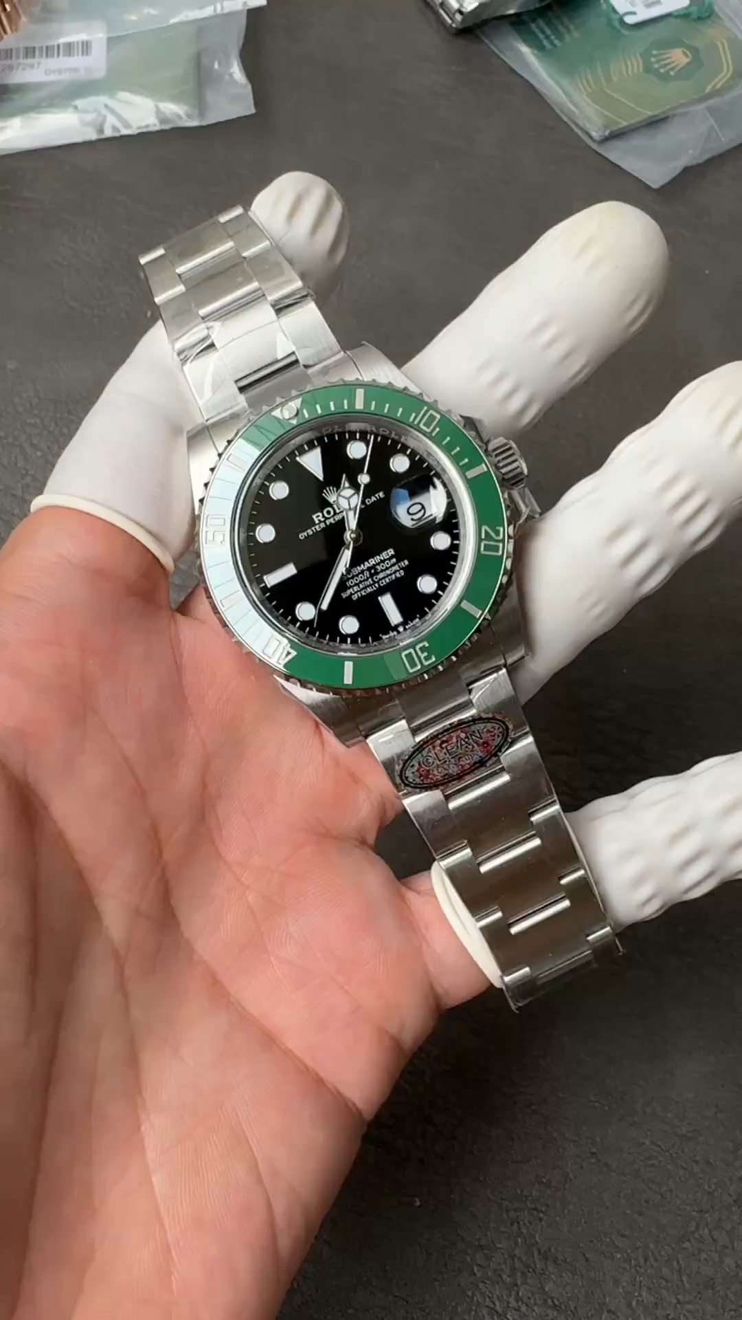 Rolex Submariner Date Ref. 126610LV – Oystersteel, Black Dial with Green Cerachrom Bezel