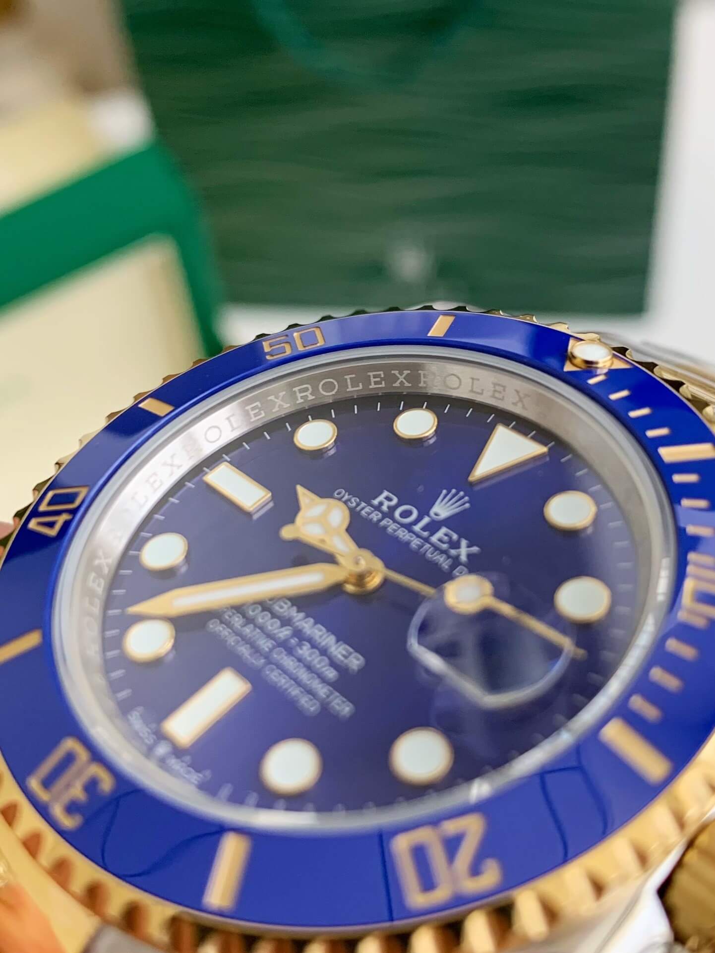 Rolex Submariner Date Ref. 126613LB – Yellow Rolesor, Royal Blue Dial