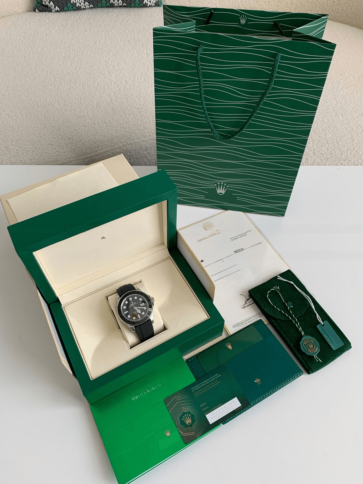 Rolex Yacht-Master 42 Ref. 226659 – 18ct White Gold, Black Dial, Oysterflex Bracelet
